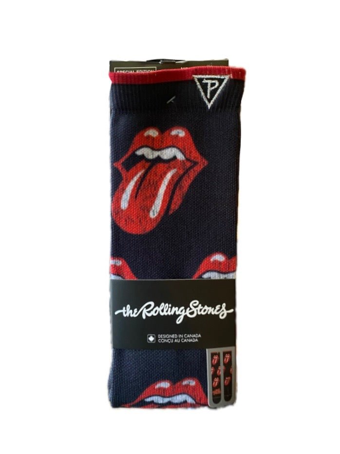 THE ROLLING STONES MICK ON THE WALL SOCKS, 1 PAIR by Perri's Leathers