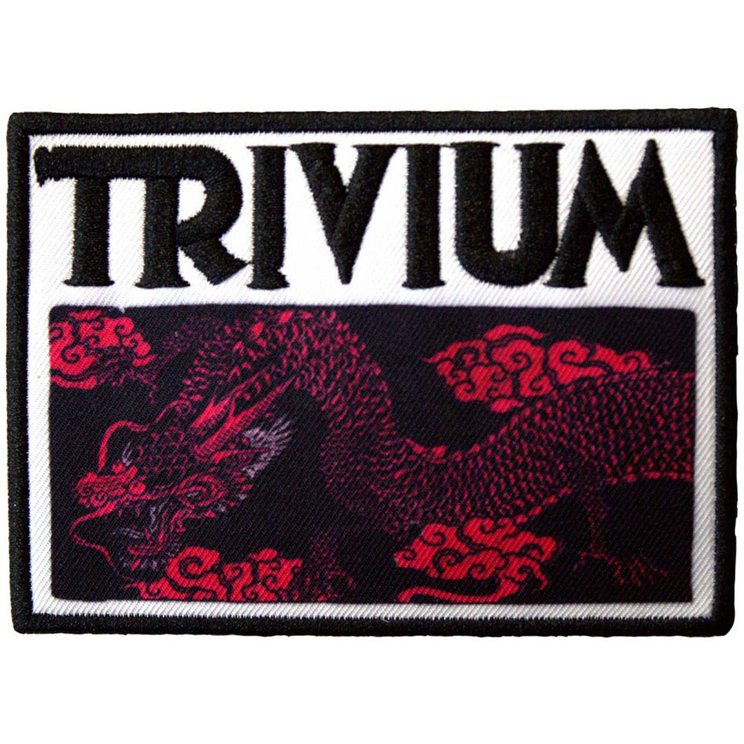 Trivium Standard Patch: Deadmen & Dragons Silhouette by Rock Off Trade