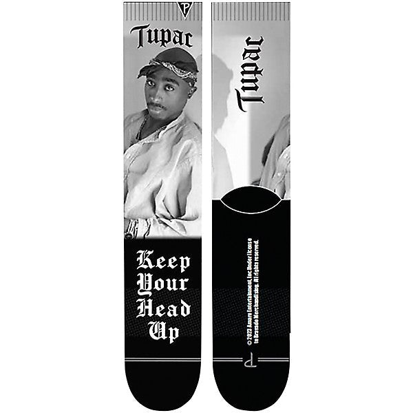 TUPAC KEEP YOUR HEADS UP, 1 PAIR by Perri's Leathers