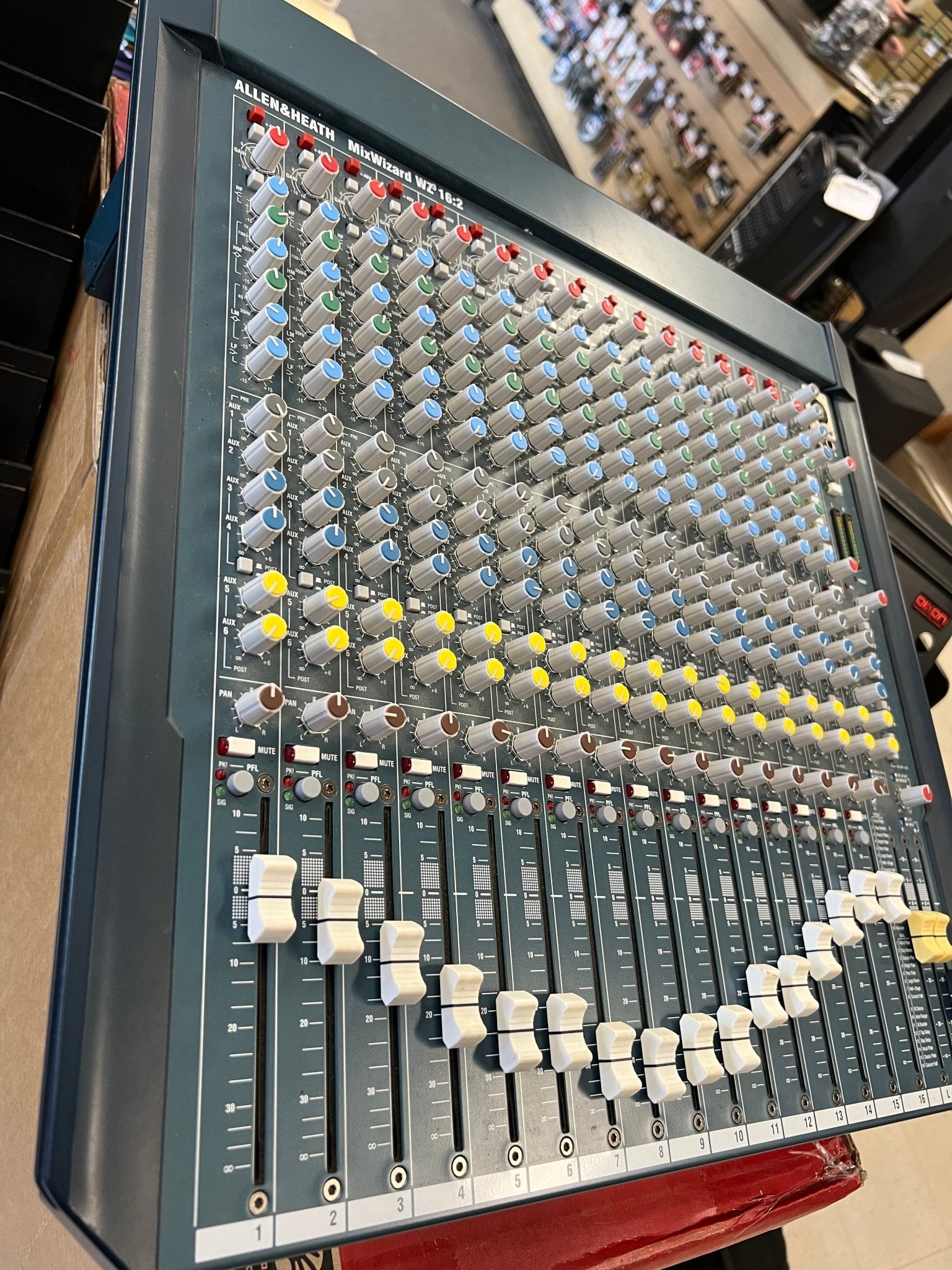 Used Allen & Heath MixWizard WZ3 16:2 by Faders Music Inc.