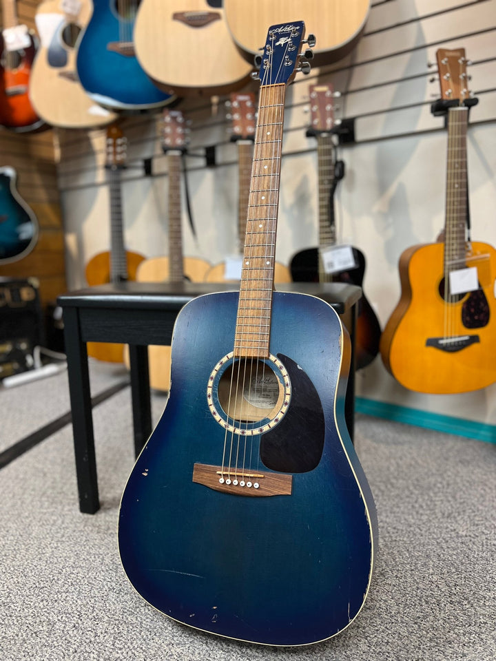 Used Art & Lutherie Cedar Blue Dreadnought Acoustic Guitar by Used
