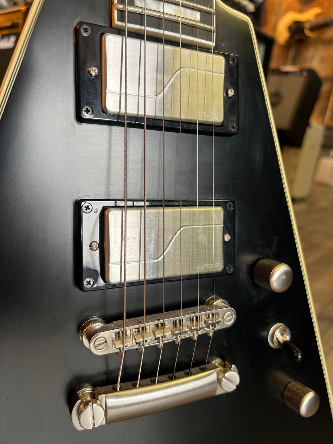 Used Epiphone Flying V Prophecy, Black Aged Gloss by Used