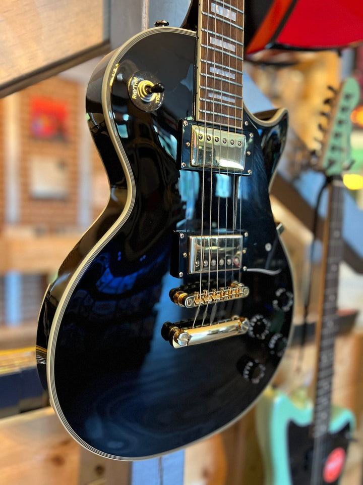 Used Epiphone Les Paul Custom Ebony Black by Used
