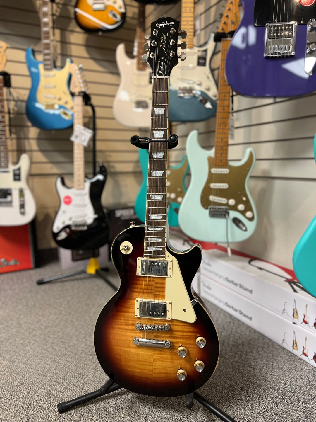 USED Epiphone Les Paul Standard 60's Electric Guitar - Bourbon Burst by Used