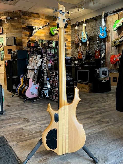 Used ESP LTD F - 4E Mahogany Bass - Natural Satin by Used