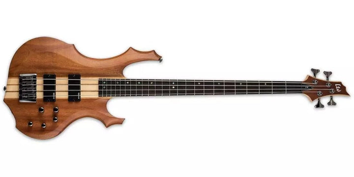 Used ESP LTD F - 4E Mahogany Bass - Natural Satin by Used