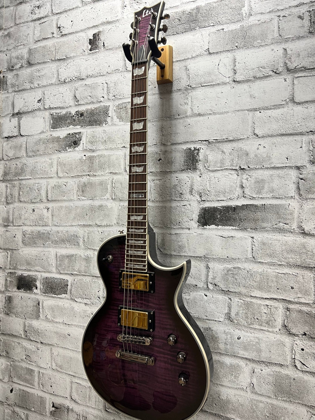 Used ESP/Ltd EC - 401FM See - Thru Purple Burst w/ upgrades by Used
