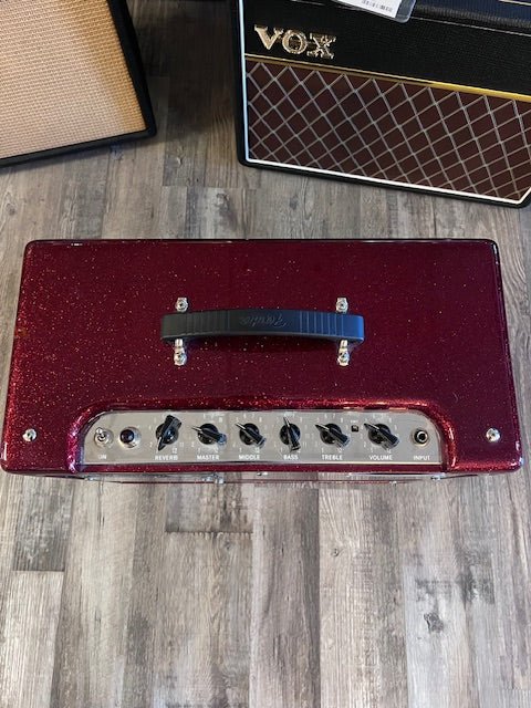 Used Fender Blues Junior III "Ruby Red Sparkle" FSR Limited Edition 15-Watt 1x12" Guitar Combo by Faders Music Inc.