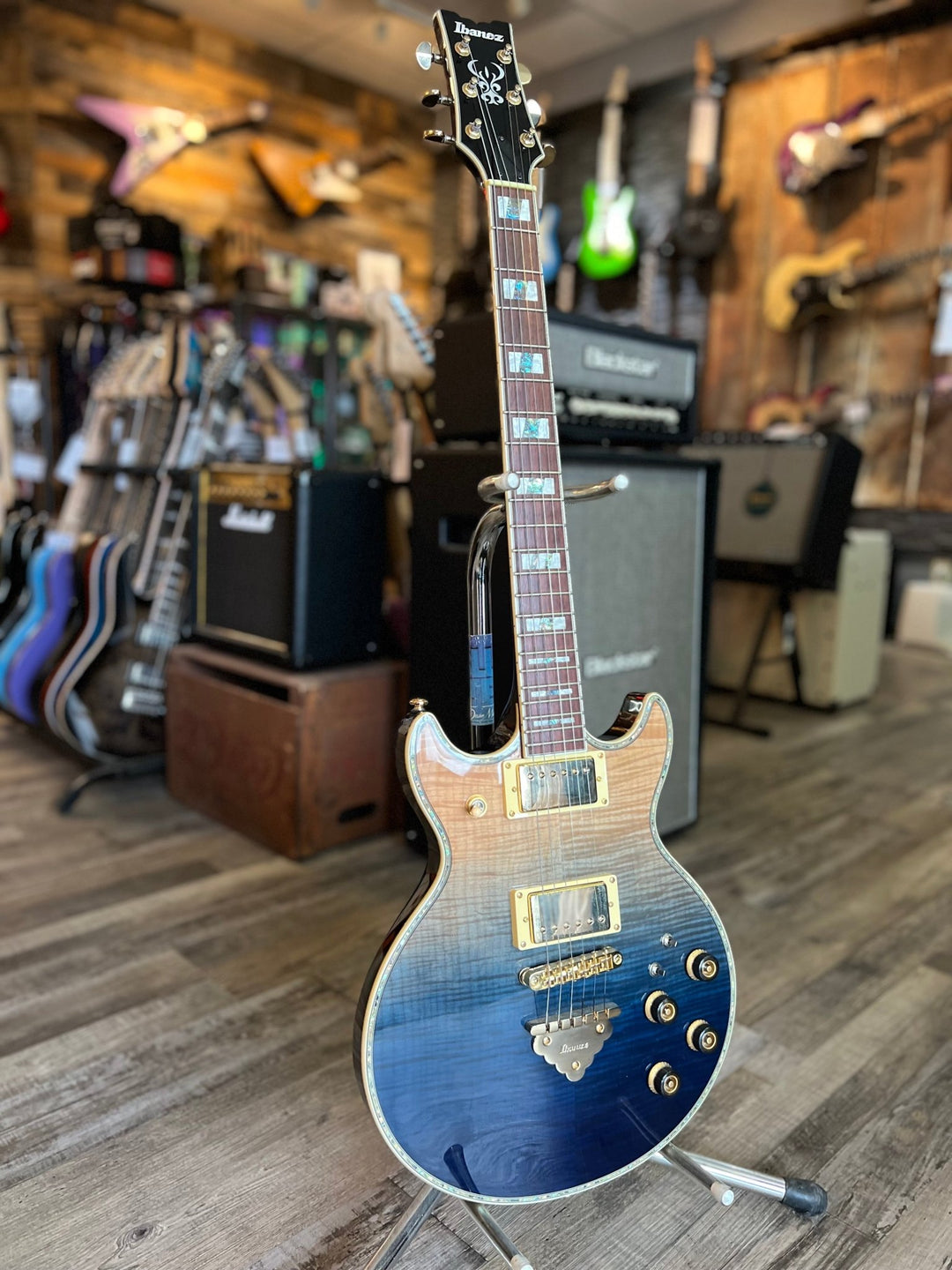 Used Ibanez AR420 Transparent Blue Gradation by Used
