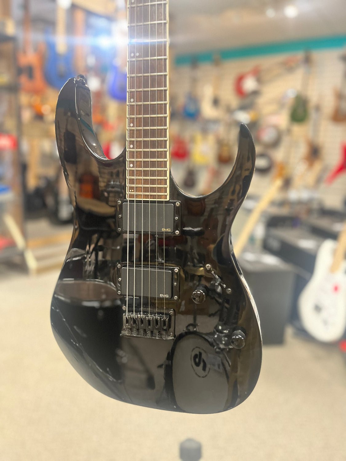 USED Ibanez RGT6EXFX with EMG Active Pickups, Gloss Black by FMIC