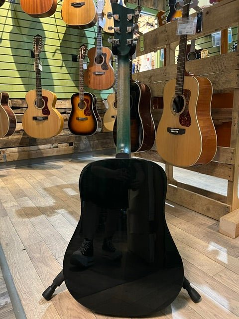 Used Jay Turser Dreadnought Acoustic Guitar, Full Size, Blue Burst Quilt by Faders Music Inc.