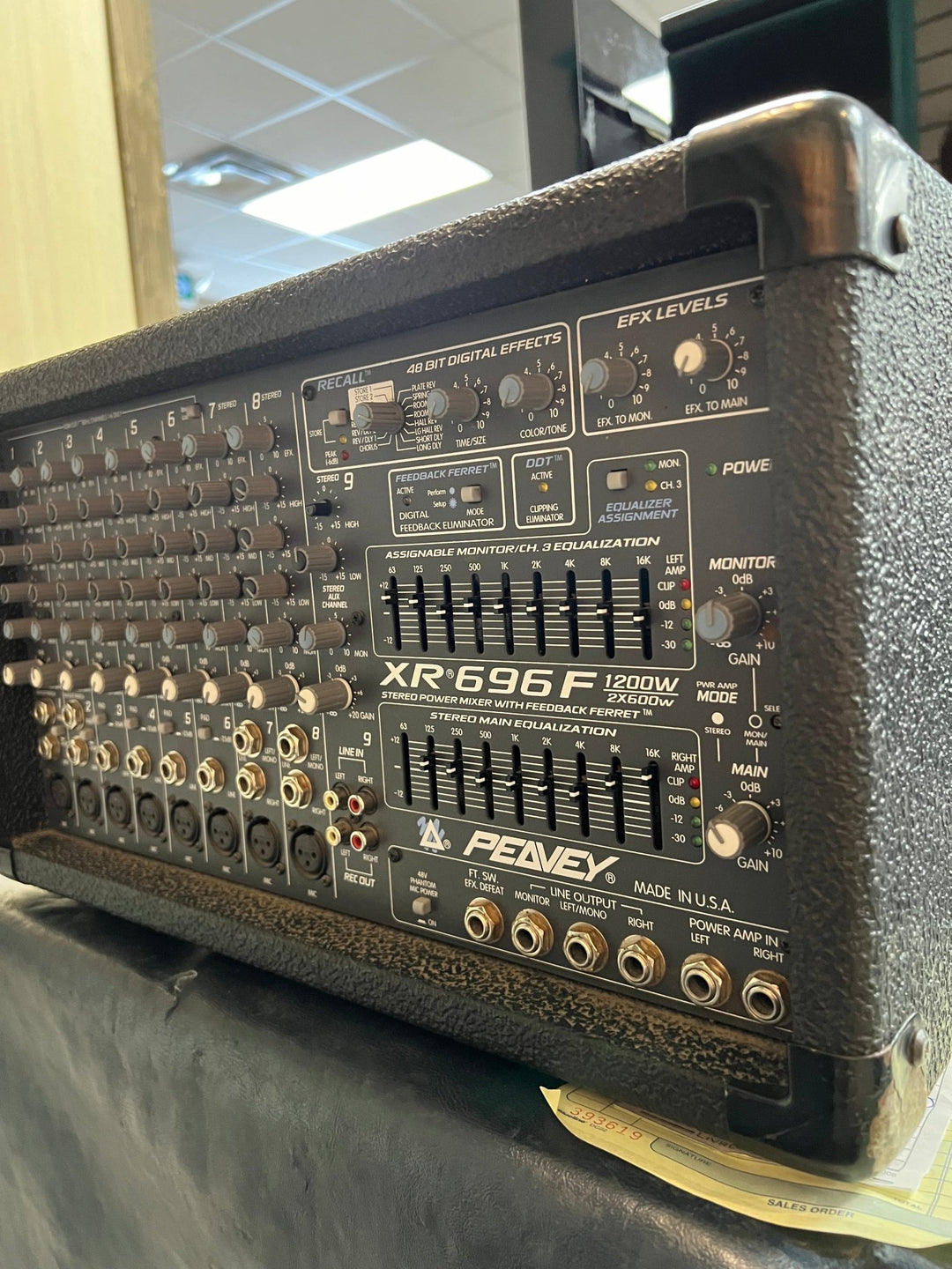 Used Peavey XR696F Powered Mixer by Faders Music Inc.