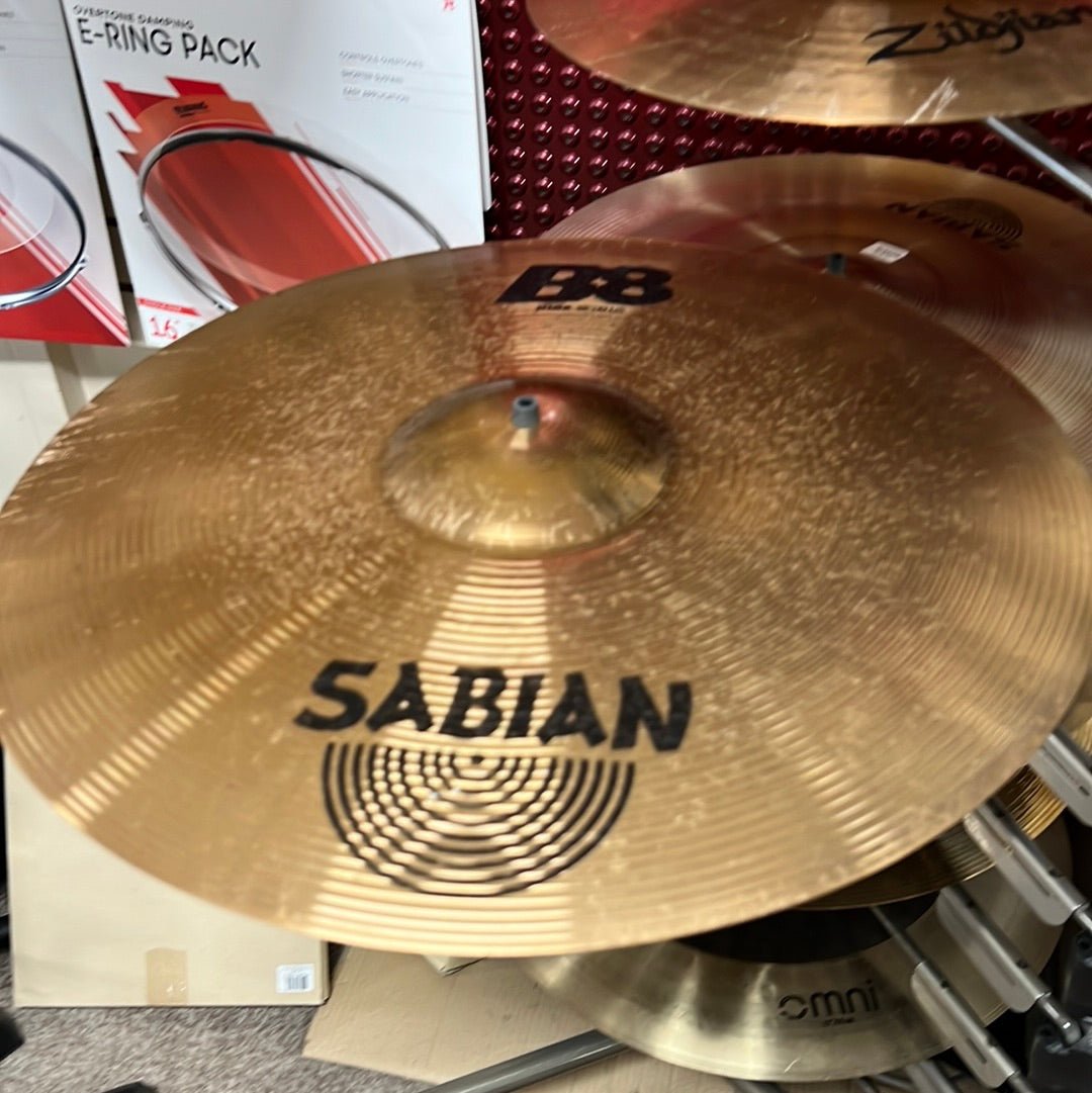 Used Sabian B8 20" Ride Cymbal by Used