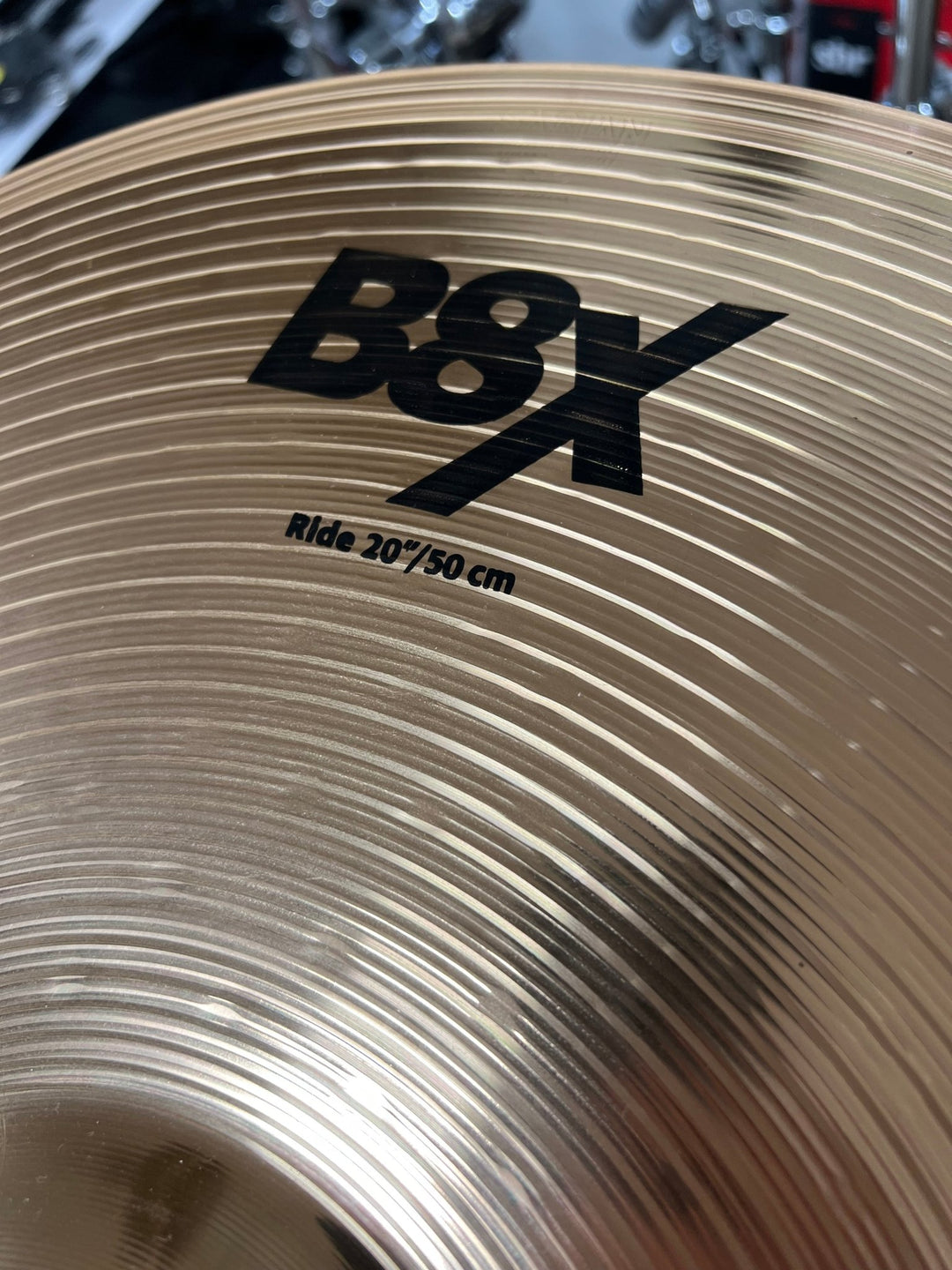 Used Sabian B8X Ride 20" by Faders Music Inc.