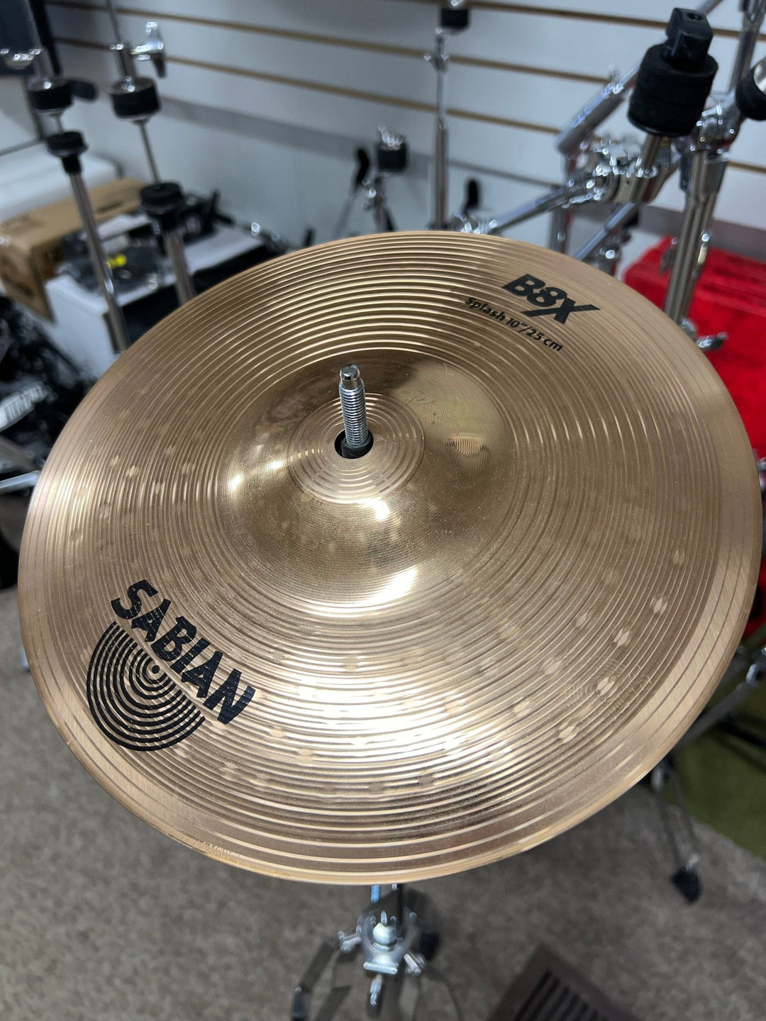 Used Sabian B8X Splash 10" by Faders Music Inc.
