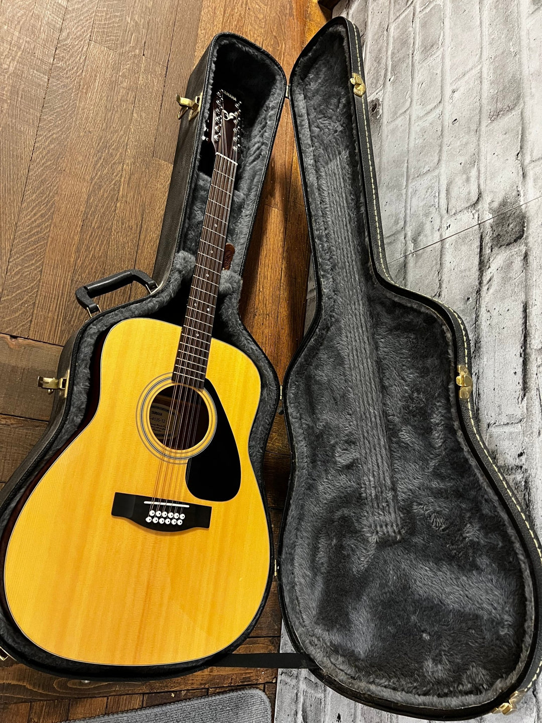 Used Yamaha FG413S-12 - 12-string Acoustic Guitar w/ hard case by Faders Music Inc.
