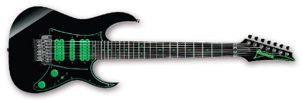 Ibanez Steve Vai UV70 Signature 7 String Guitar, Black