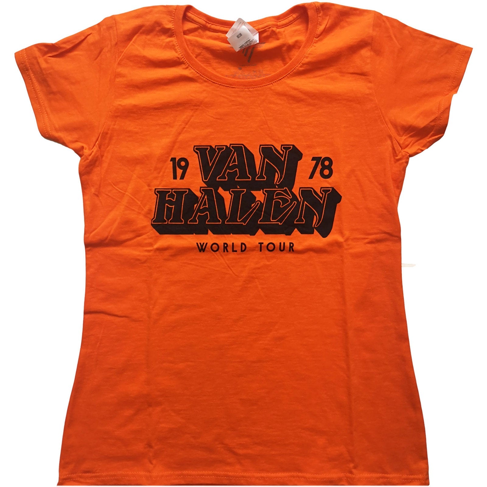 VAN HALEN LADIES TEE: WORLD TOUR '78 by Rock Off Trade