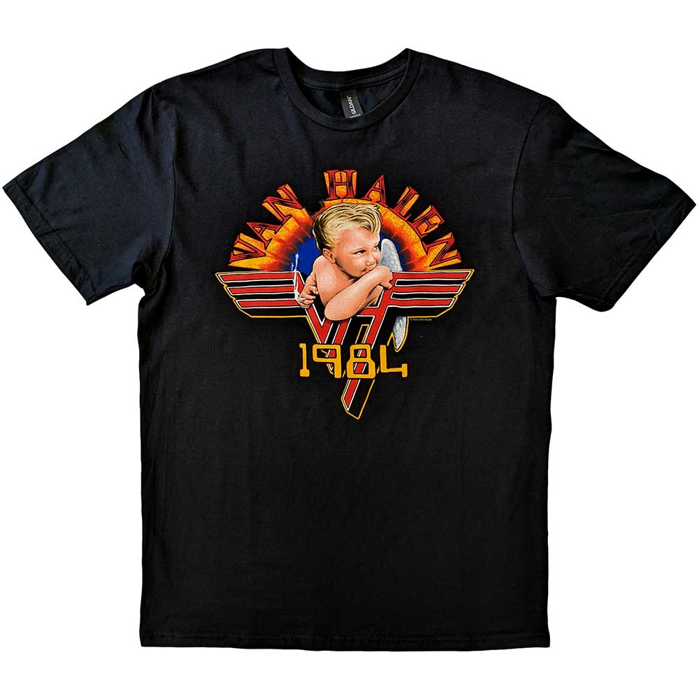 VAN HALEN UNISEX T - SHIRT: CHERUB '84 by Rock Off Trade