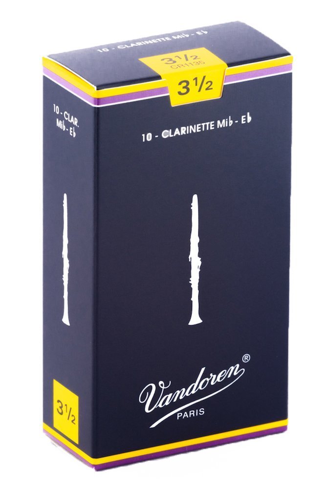 Vandoren Eb Clarinet Traditional Reeds Strength 3.5 by Coast Music