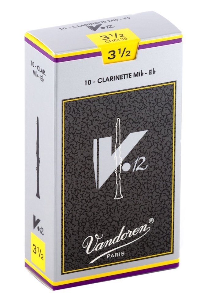 Vandoren Eb Clarinet V.12 Reeds Box of 10 by Coast Music