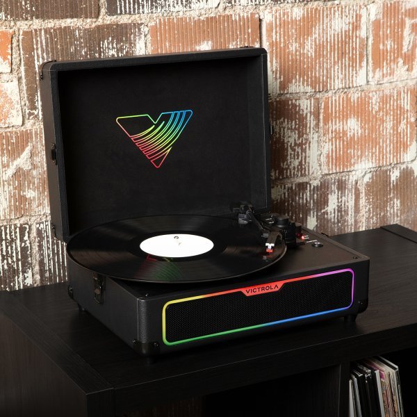 Victrola Journey GlowTurntable - Black by Audio - Technica Canada