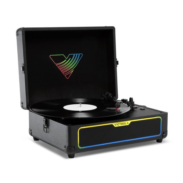Victrola Journey GlowTurntable - Black by Audio - Technica Canada