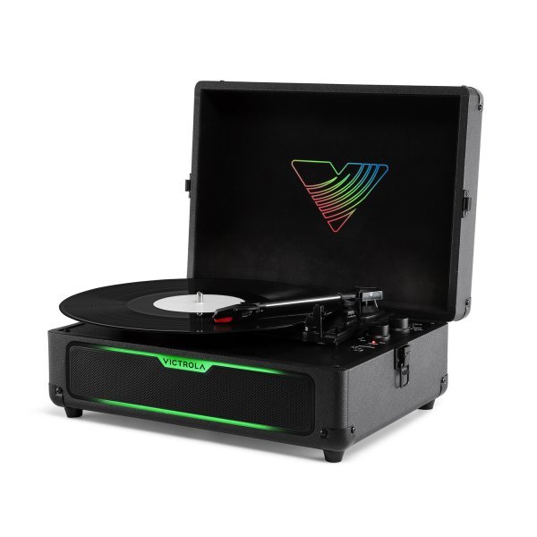 Victrola Journey GlowTurntable - Black by Audio - Technica Canada