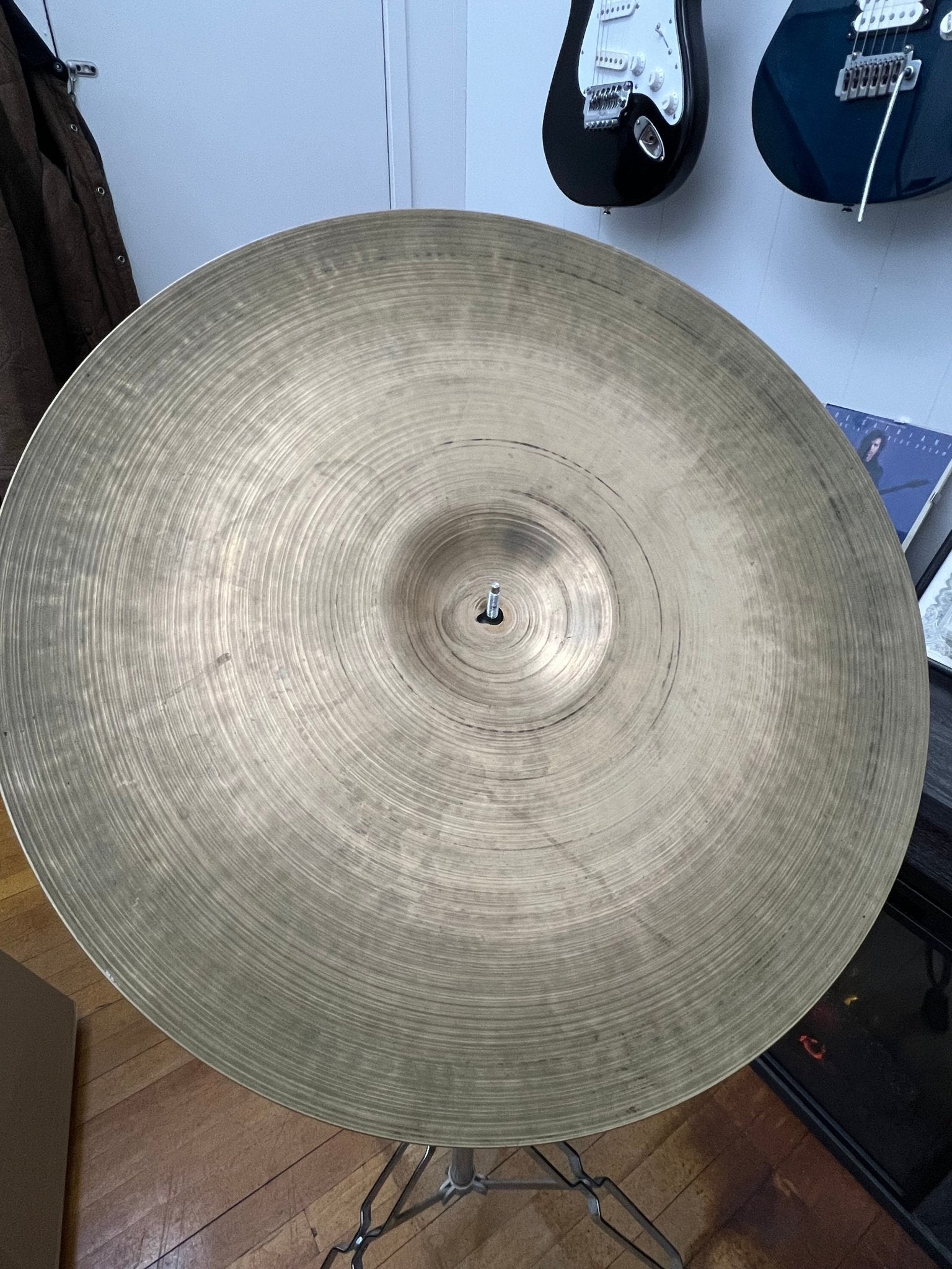 Vintage 1950s Avedis Zildjian 22" Ride Cymbal – 2794g – Turkish Stamp Era by Used
