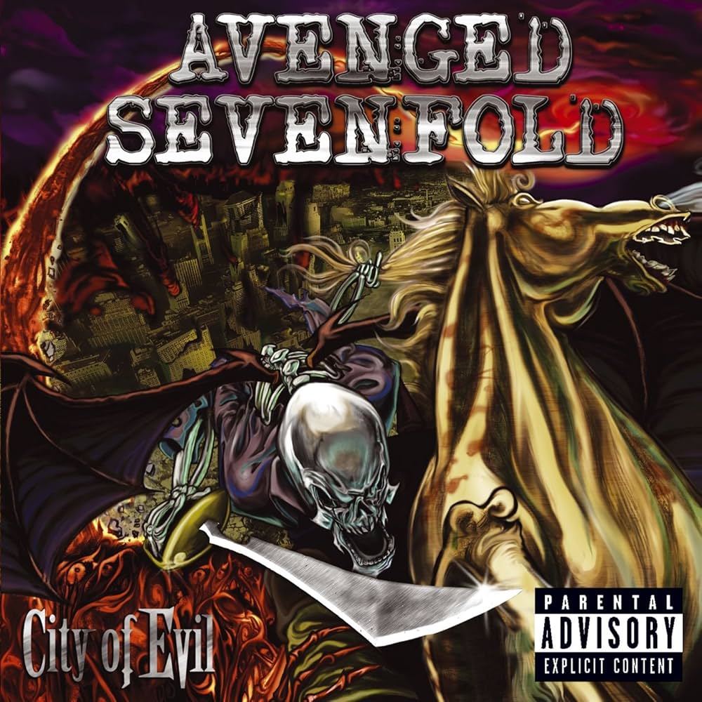 VINYL Avenged Sevenfold City Of Evil (2LP/20th Ann. Graphite Eco Mix) by FAB