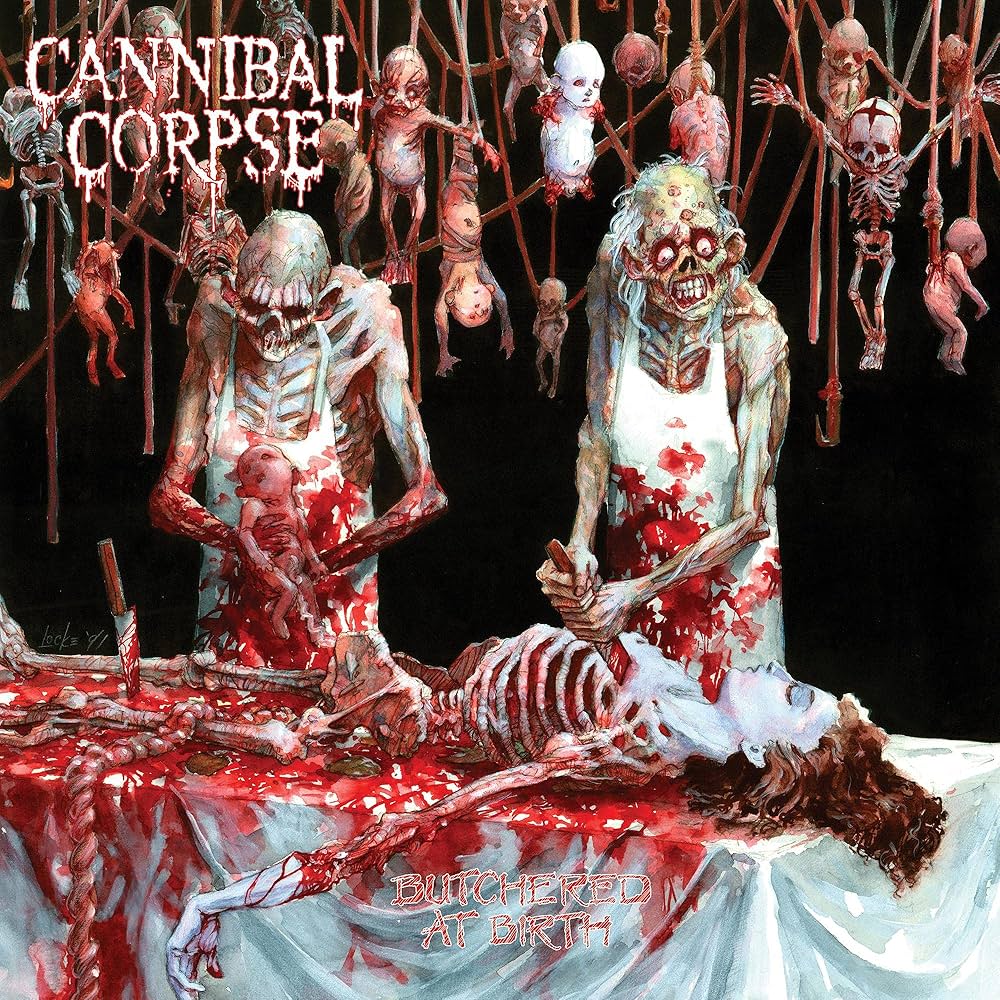 VINYL Cannibal Corpse Butchered At Birth (White) by FAB