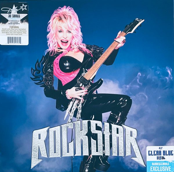 VINYL Dolly Parton Rockstar (4LP/Clear Blue Vinyl) by FAB