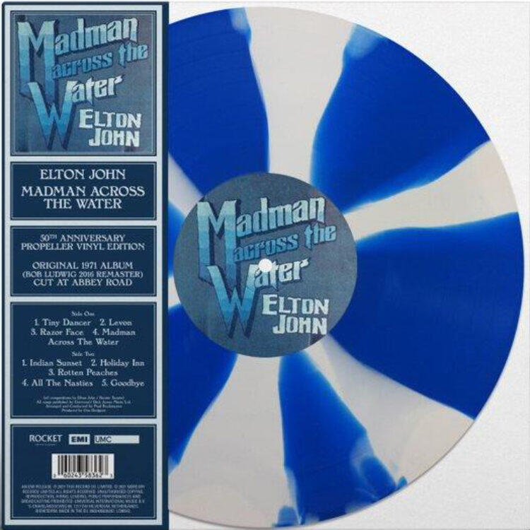 VINYL Elton John Madman Across the Water (Blue/White) by FAB
