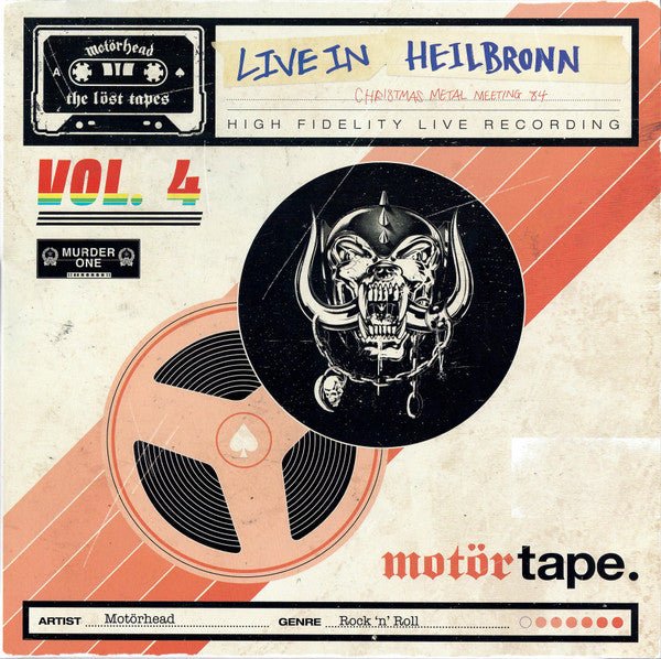 VINYL Motorhead 2023RSD The Lost Tapes Vol. 4 (2LP/Amber) Live In Heilbronn 1984 by FAB