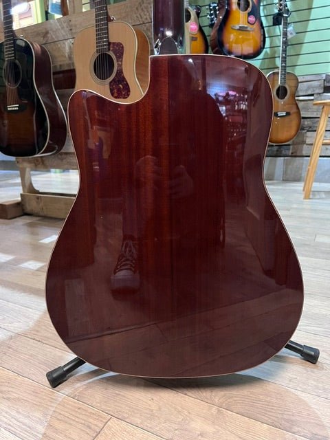 Yamaha FS TransAcoustic Guitar w/Solid Spruce Top - Vintage Tint w/hard case by Faders Music Inc.