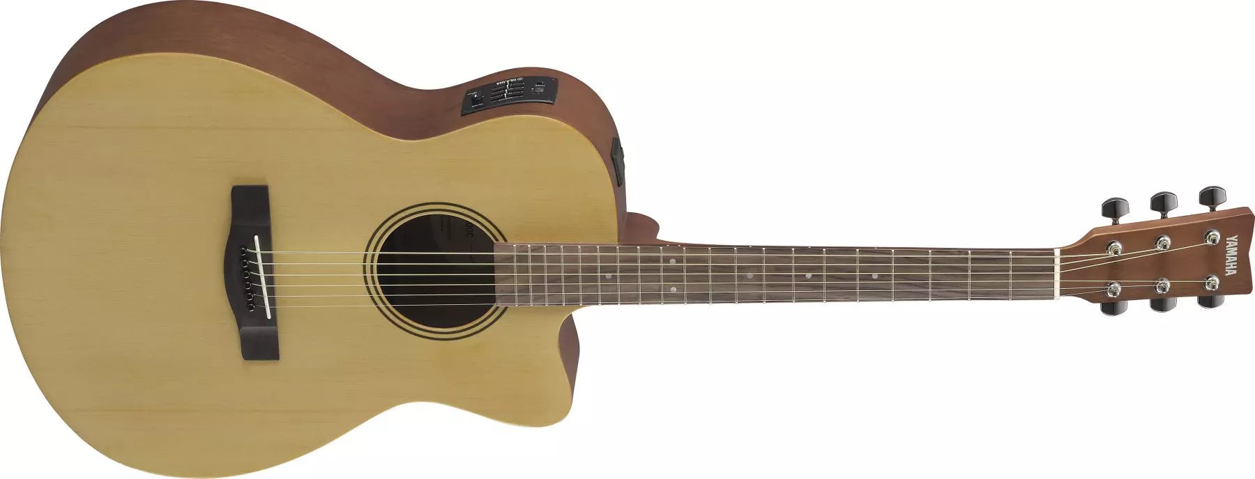 Yamaha FSX400C Cutaway Concert Acoustic/Electric Guitar - Natural Satin by Yamaha