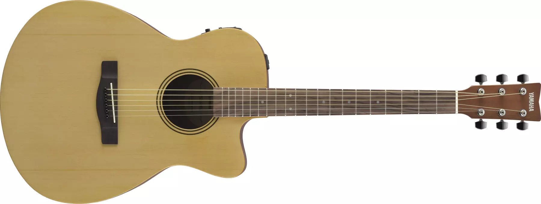 Yamaha FSX400C Cutaway Concert Acoustic/Electric Guitar - Natural Satin by Yamaha