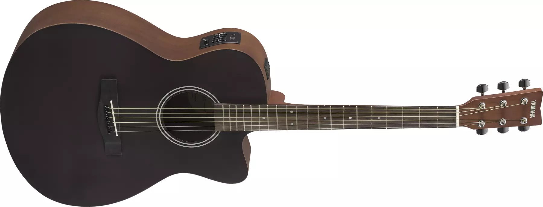 Yamaha FSX400C Cutaway Concert Acoustic/Electric Guitar - Smoky Black by Yamaha