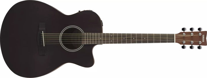 Yamaha FSX400C Cutaway Concert Acoustic/Electric Guitar - Smoky Black by Yamaha