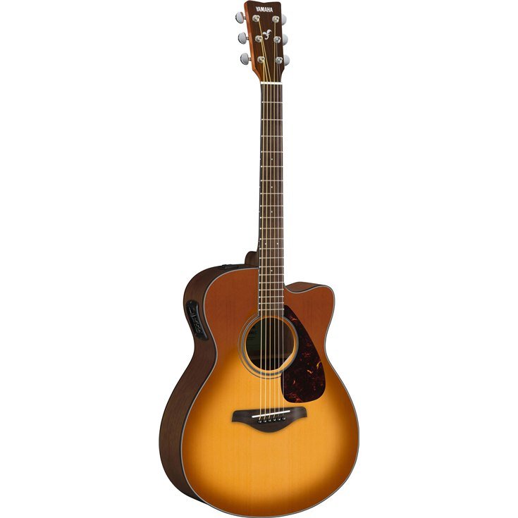 Yamaha FSX800C Small Body Acoustic - Electric Guitar - Sand Burst by Yamaha