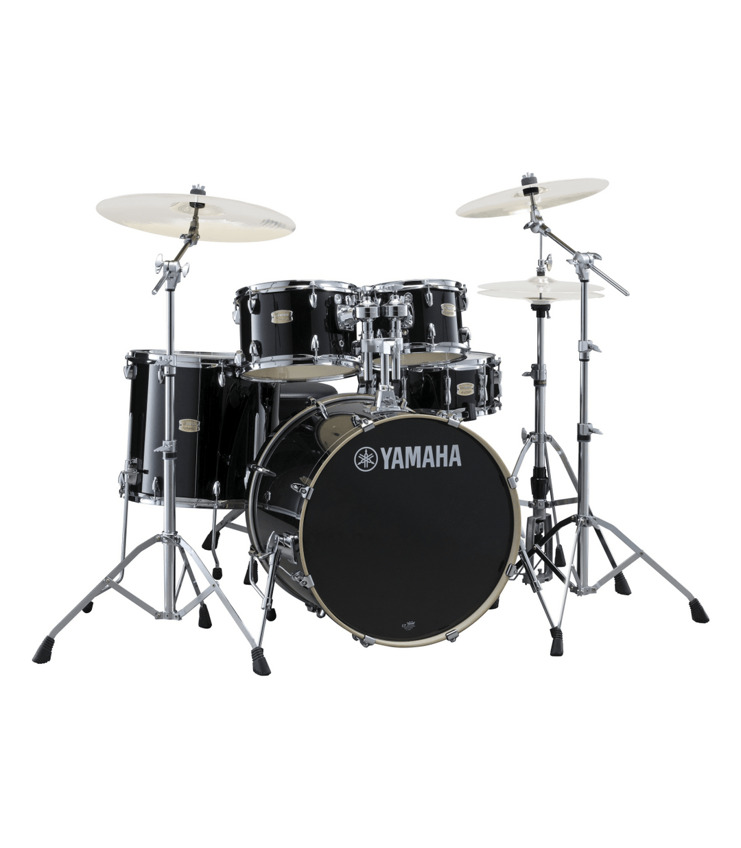 Yamaha Stage Custom Birch 5 - Piece Shell Kit, Raven Black by Yamaha
