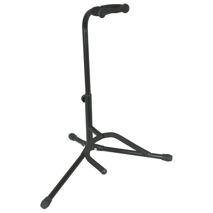 Yorkville Deluxe Universal Guitar Stand with Safety Guard - Black by Yorkville