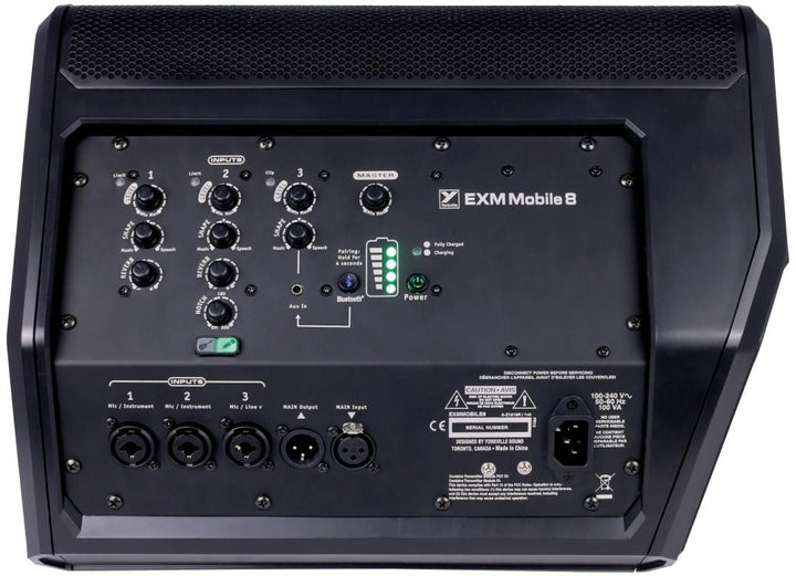 Yorkville Sound EXM Mobile8 Excursion Mini Battery Powered PA by Yorkville