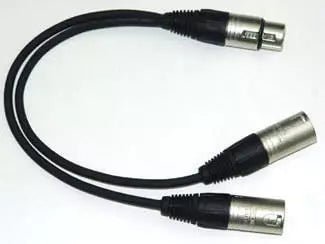 Yorkville Sound Standard Series XLR - F to 2x XLR - M Y - Cable by Yorkville