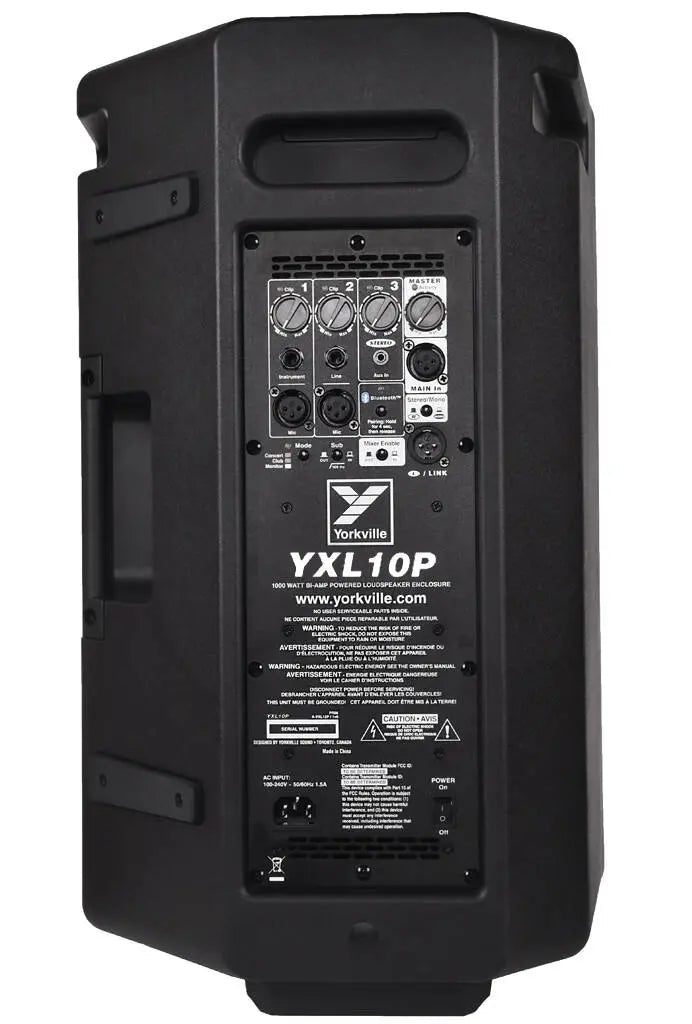 Yorkville Sound YXL10P 10 Inch 1000 Watt Powered Loudspeaker by Yorkville