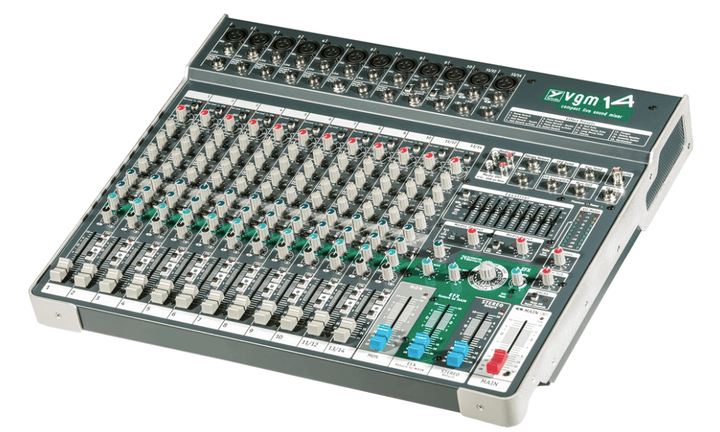 Yorkville VGM14 - 14 Channel Compact Desk Mixer by Yorkville