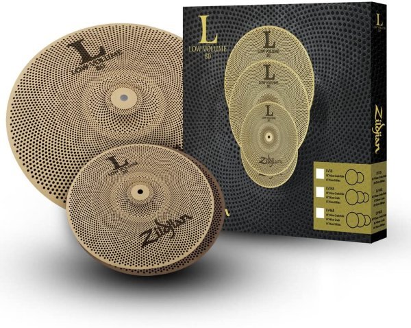 Zildjian Low Volume L80 Cymbal 13" / 18" Box Set by Coast Music