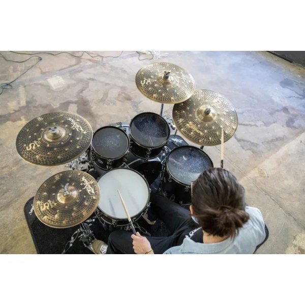 Zildjian S Dark 4 - piece Cymbal Pack (14H 16C 18C 20R) by Coast Music