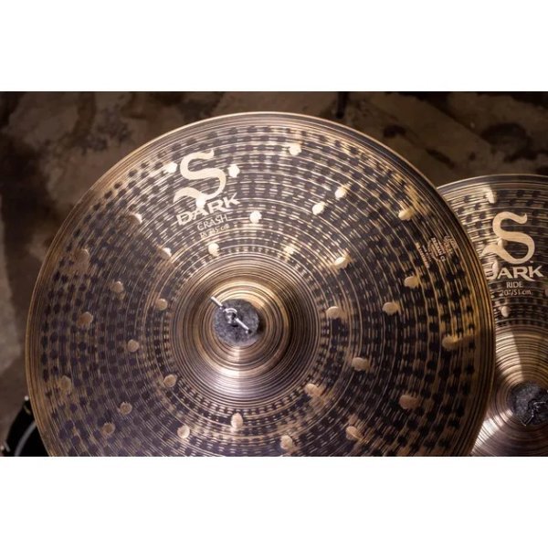 Zildjian S Dark 4 - piece Cymbal Pack (14H 16C 18C 20R) by Coast Music