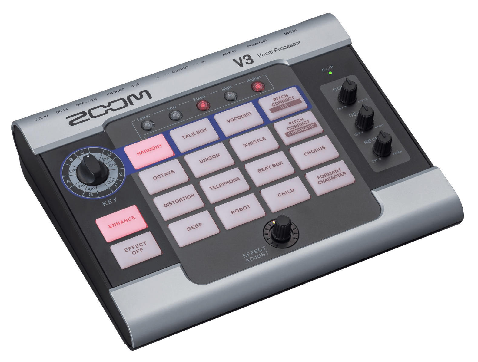 Zoom ZV3 Vocal Effects Processor by Intellimix